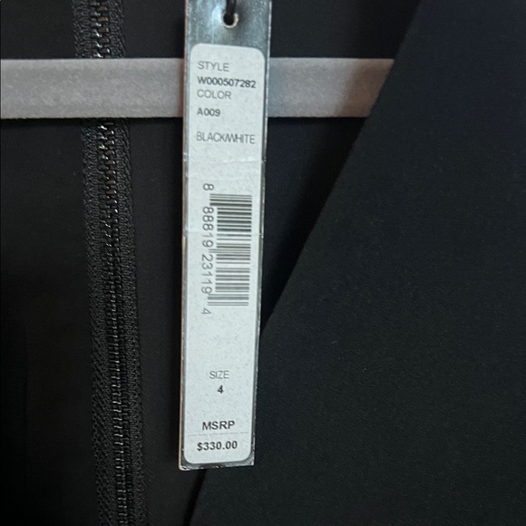 NWT Alice + Olivia‎ Black and White Women's Dress, size 4 - Picture 3 of 5